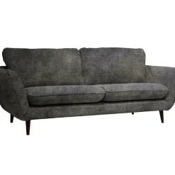 Fabrique de Styles Canapés Fixes*Canapé fixe 3 places Axel - Velours Vintage - Adore Anthracite