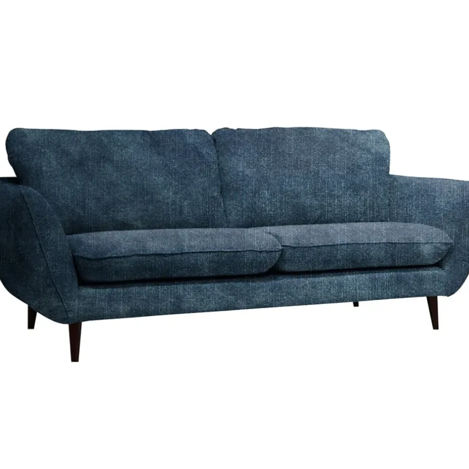 Fabrique de Styles Canapés Fixes*Canapé fixe 3 places Axel - Velours Vintage - Adore Anthracite