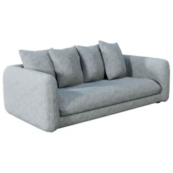 Fabrique de Styles Canapés Fixes*Canapé fixe 3 places Basile - Effet Velours Côtelé - Fjord Écru