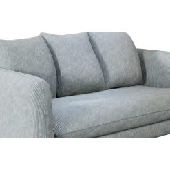 Fabrique de Styles Canapés Fixes*Canapé fixe 3 places Basile - Effet Velours Côtelé - Fjord Écru