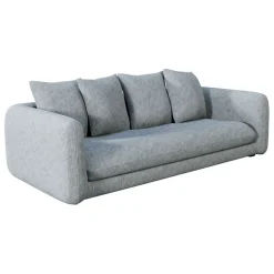 Fabrique de Styles Canapés Fixes*Canapé fixe 3 places Basile - Effet Velours Côtelé - Fjord Écru