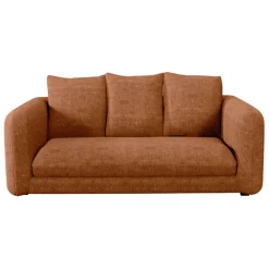 Fabrique de Styles Canapés Fixes*Canapé fixe 3 places Basile - Velours Texturé - Perfect Harmony Écureuil