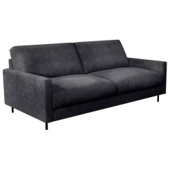 Fabrique de Styles Canapés Fixes*Canapé fixe 3 places Gaspard - Velours Texturé - Dany Bleu grisé