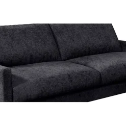 Fabrique de Styles Canapés Fixes*Canapé fixe 3 places Gaspard - Velours Texturé - Dany Bleu grisé