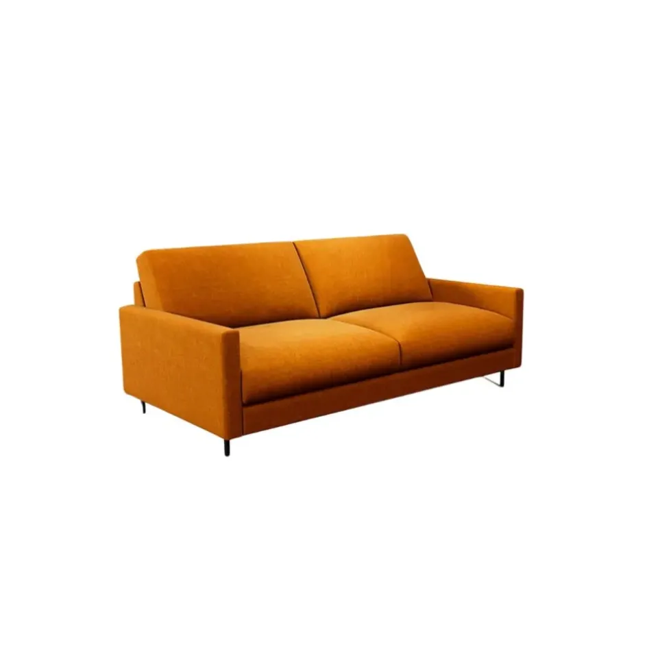 Fabrique de Styles Canapés Fixes*Canapé fixe 3 places Gaspard - Velours Vintage - Adore Anthracite