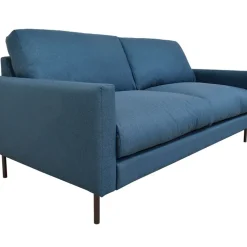 Fabrique de Styles Canapés Fixes*Canapé fixe 3 places Gaspard - Velours Vintage - Adore Anthracite