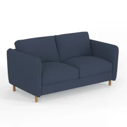 Fabrique de Styles Canapés Fixes*Canapé fixe 4 places Gustave - Velours Texturé - Dany Ecru