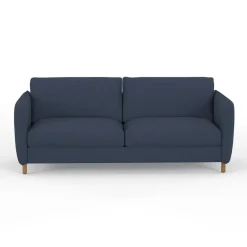 Fabrique de Styles Canapés Fixes*Canapé fixe 4 places Gustave - Velours Texturé - Dany Ecru