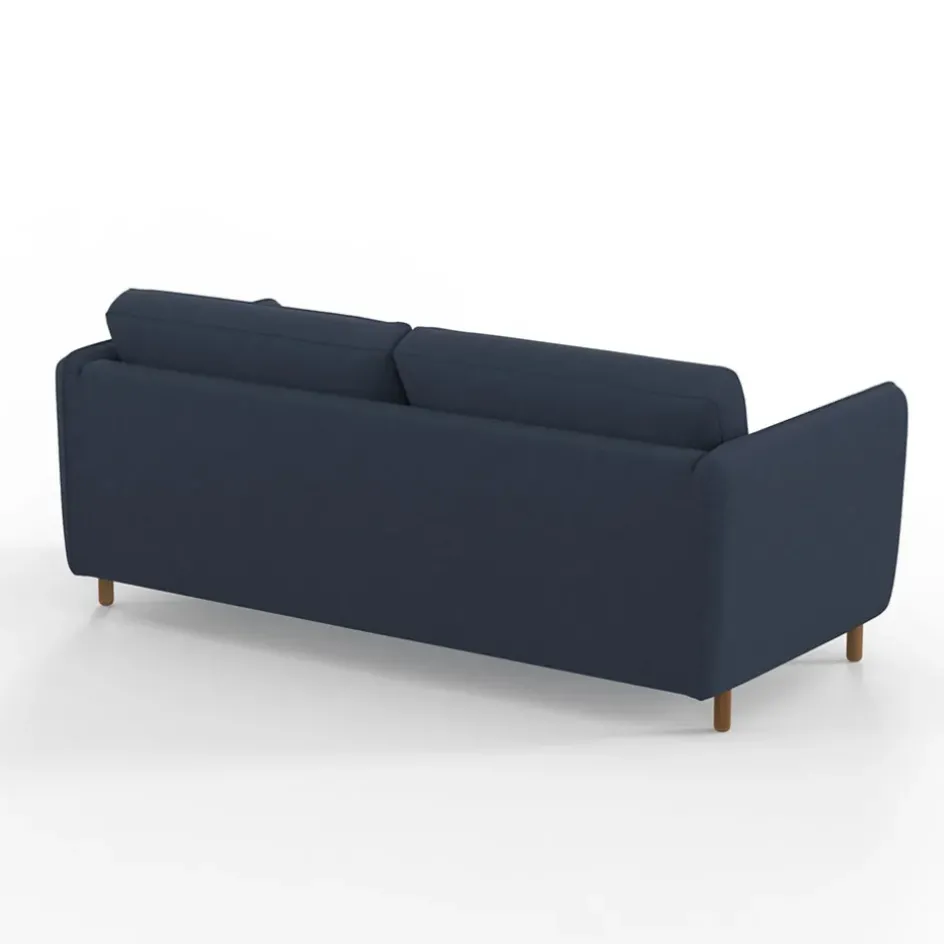 Fabrique de Styles Canapés Fixes*Canapé fixe 4 places Gustave - Velours Texturé - Dany Ecru