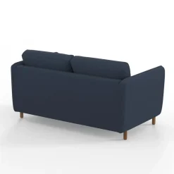 Fabrique de Styles Canapés Fixes*Canapé fixe 4 places Gustave - Velours Texturé - Dany Ecru