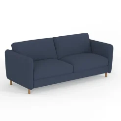 Fabrique de Styles Canapés Fixes*Canapé fixe 4 places Gustave - Velours Texturé - Dany Ecru