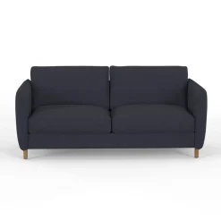 Fabrique de Styles Canapés Fixes*Canapé fixe 4 places Gustave - Velours Texturé - Dany Ecru