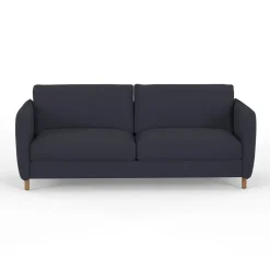 Fabrique de Styles Canapés Fixes*Canapé fixe 4 places Gustave - Velours Texturé - Dany Ecru