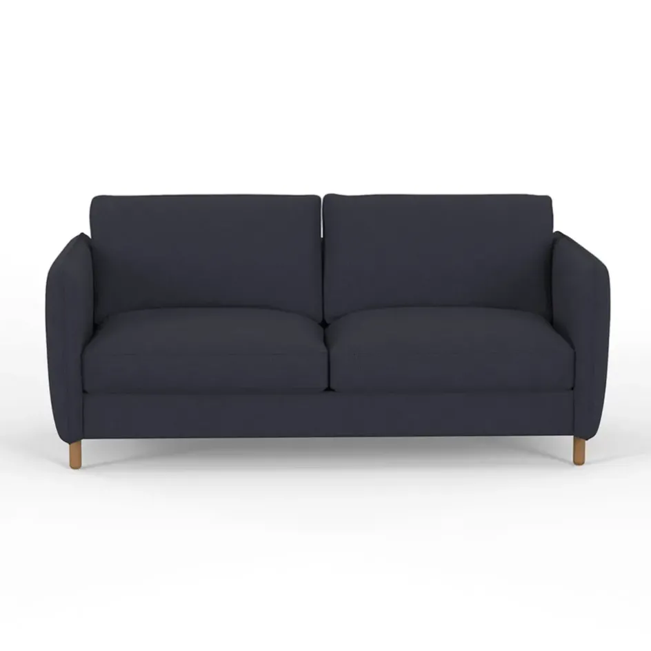 Fabrique de Styles Canapés Fixes*Canapé fixe 4 places Gustave - Velours Texturé - Dany Ecru