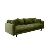 Fabrique de Styles Canapés Fixes*Canapé fixe 4 places Marius - Effet Velours - Seven Turtle