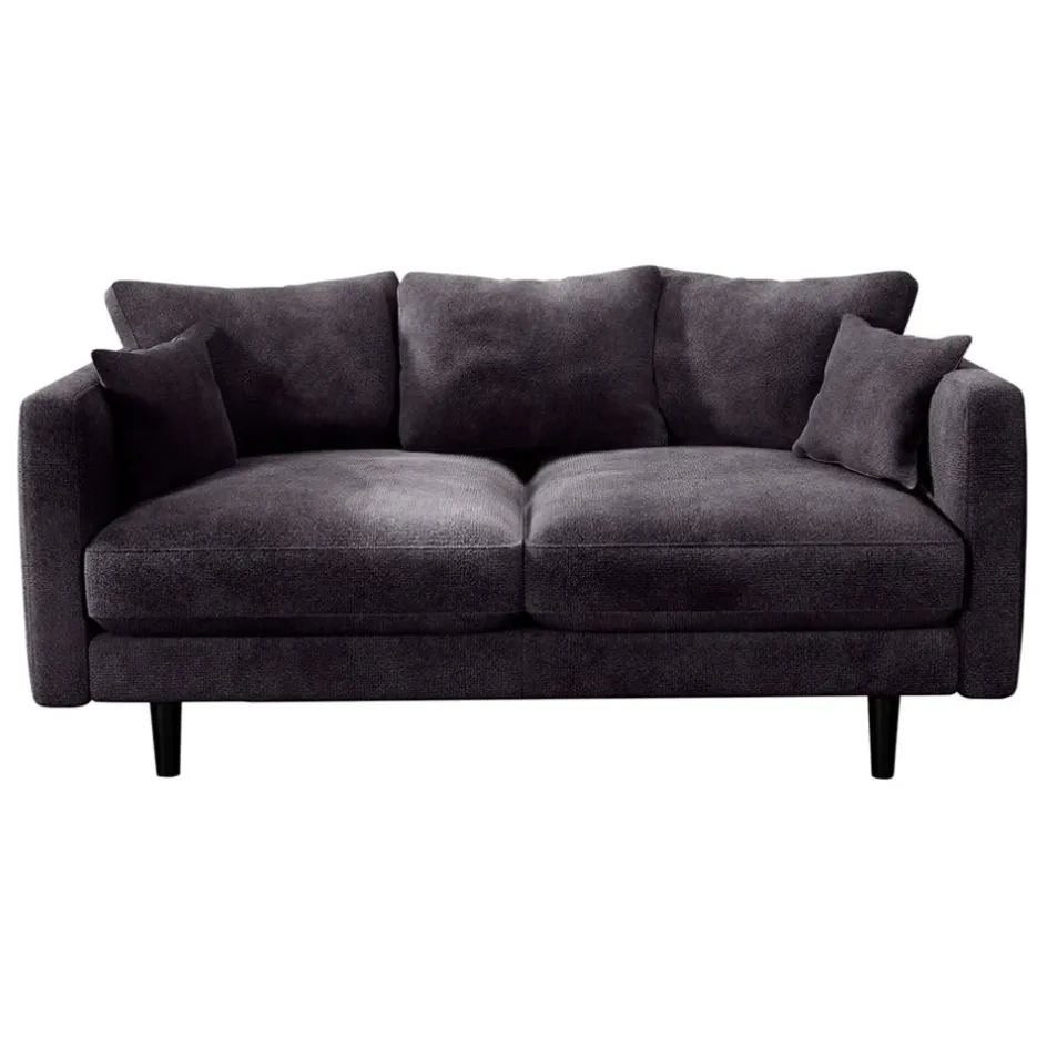 Fabrique de Styles Canapés Fixes*Canapé fixe 4 places Marius - Effet Velours - Seven Turtle