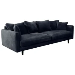 Fabrique de Styles Canapés Fixes*Canapé fixe 4 places Marius - Effet Velours - Seven Turtle