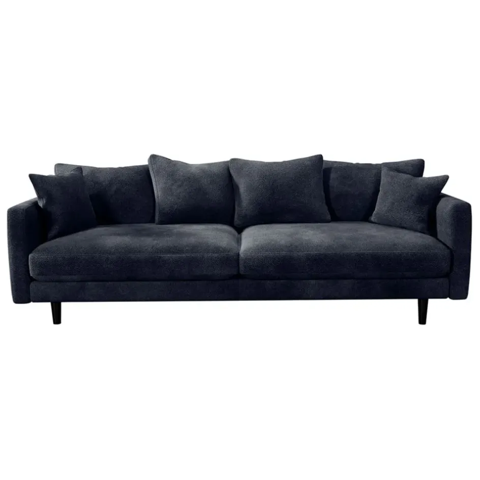 Fabrique de Styles Canapés Fixes*Canapé fixe 4 places Marius - Effet Velours - Seven Turtle