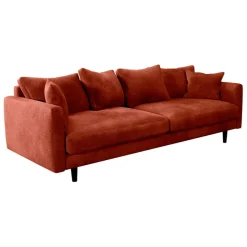 Fabrique de Styles Canapés Fixes*Canapé fixe 4 places Marius - Effet Velours - Seven Turtle