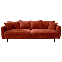 Fabrique de Styles Canapés Fixes*Canapé fixe 4 places Marius - Effet Velours - Seven Turtle