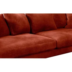 Fabrique de Styles Canapés Fixes*Canapé fixe 4 places Marius - Effet Velours - Seven Turtle