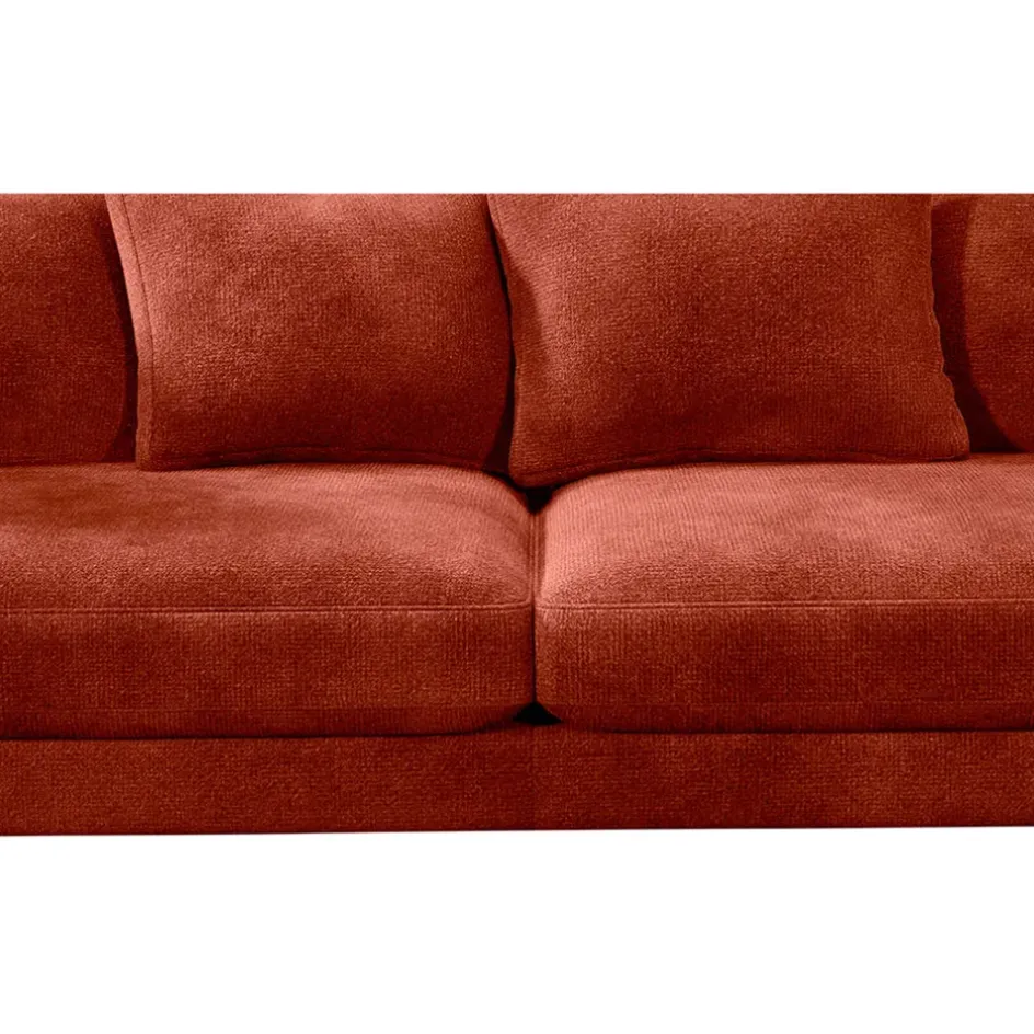 Fabrique de Styles Canapés Fixes*Canapé fixe 4 places Marius - Effet Velours - Seven Turtle