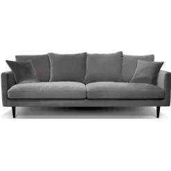 Fabrique de Styles Canapés Fixes*Canapé fixe 4 places Marius - Effet Velours - Seven Turtle