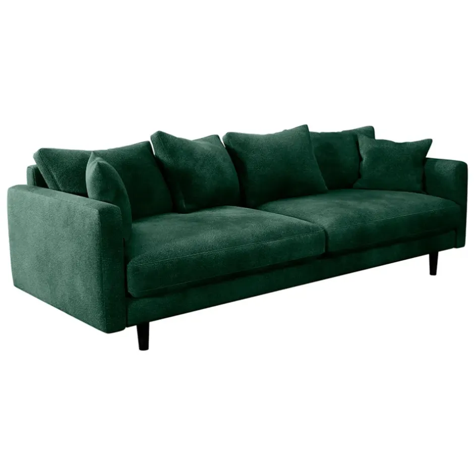 Fabrique de Styles Canapés Fixes*Canapé fixe 4 places Marius - Effet Velours - Seven Turtle