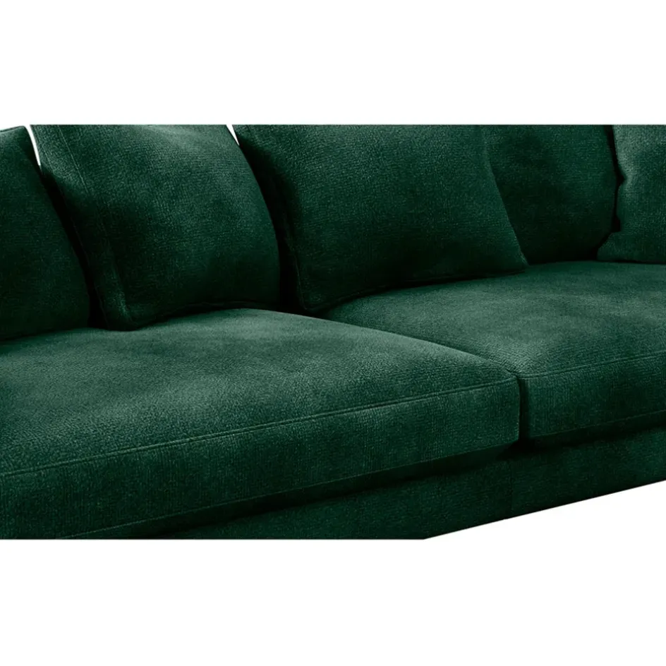 Fabrique de Styles Canapés Fixes*Canapé fixe 4 places Marius - Effet Velours - Seven Turtle