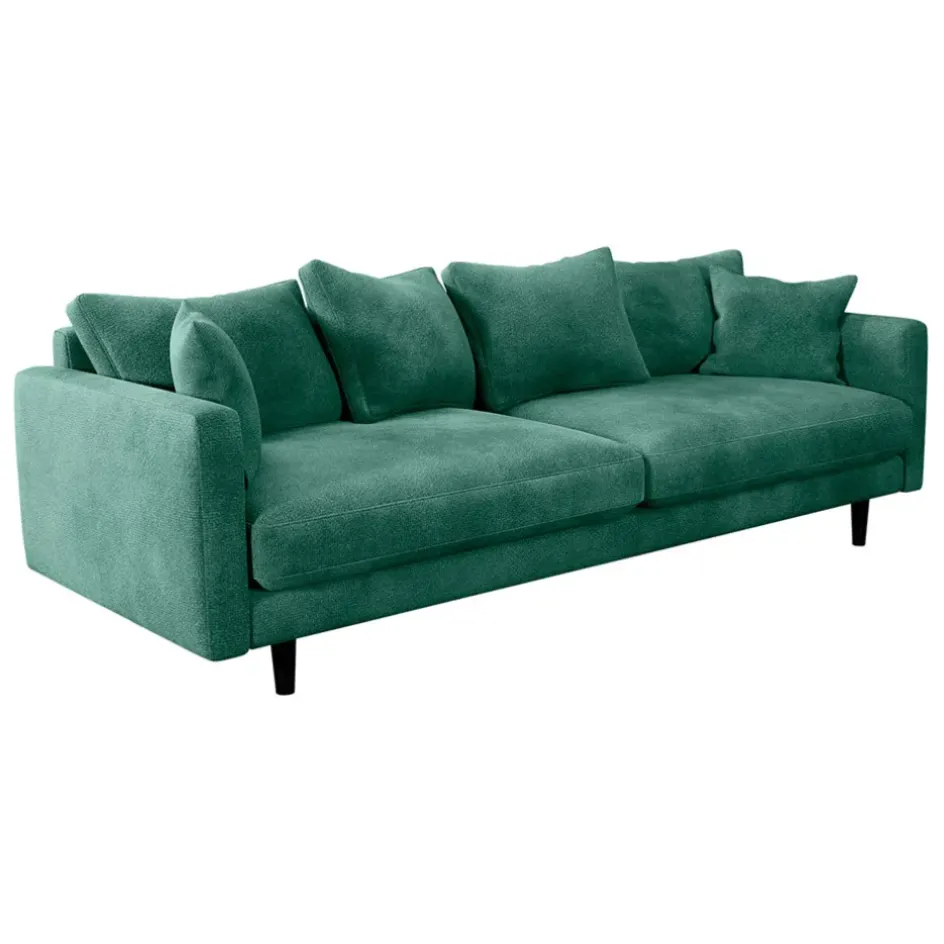 Fabrique de Styles Canapés Fixes*Canapé fixe 4 places Marius - Effet Velours - Seven Turtle