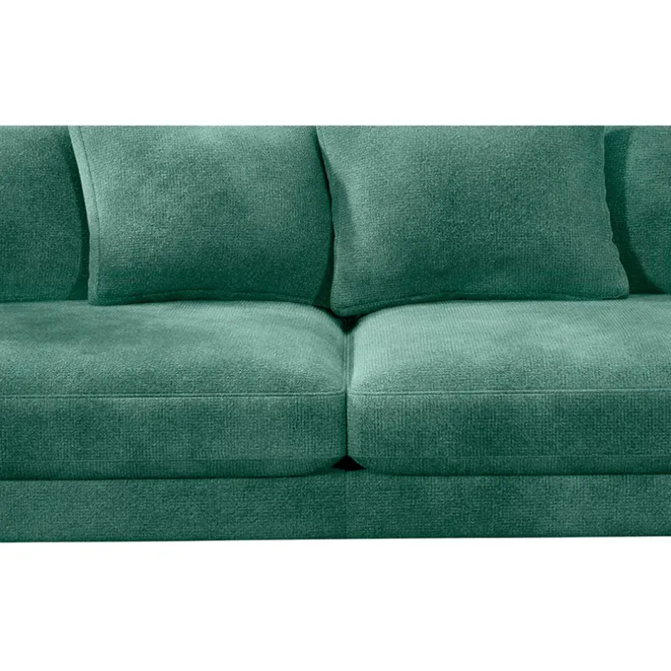 Fabrique de Styles Canapés Fixes*Canapé fixe 4 places Marius - Effet Velours - Seven Turtle