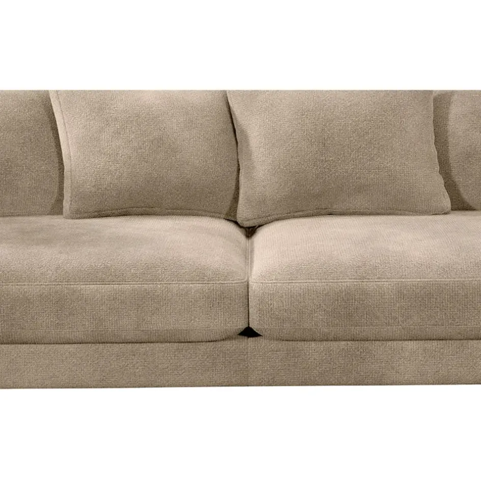 Fabrique de Styles Canapés Fixes*Canapé fixe 4 places Marius - Effet Velours - Seven Turtle