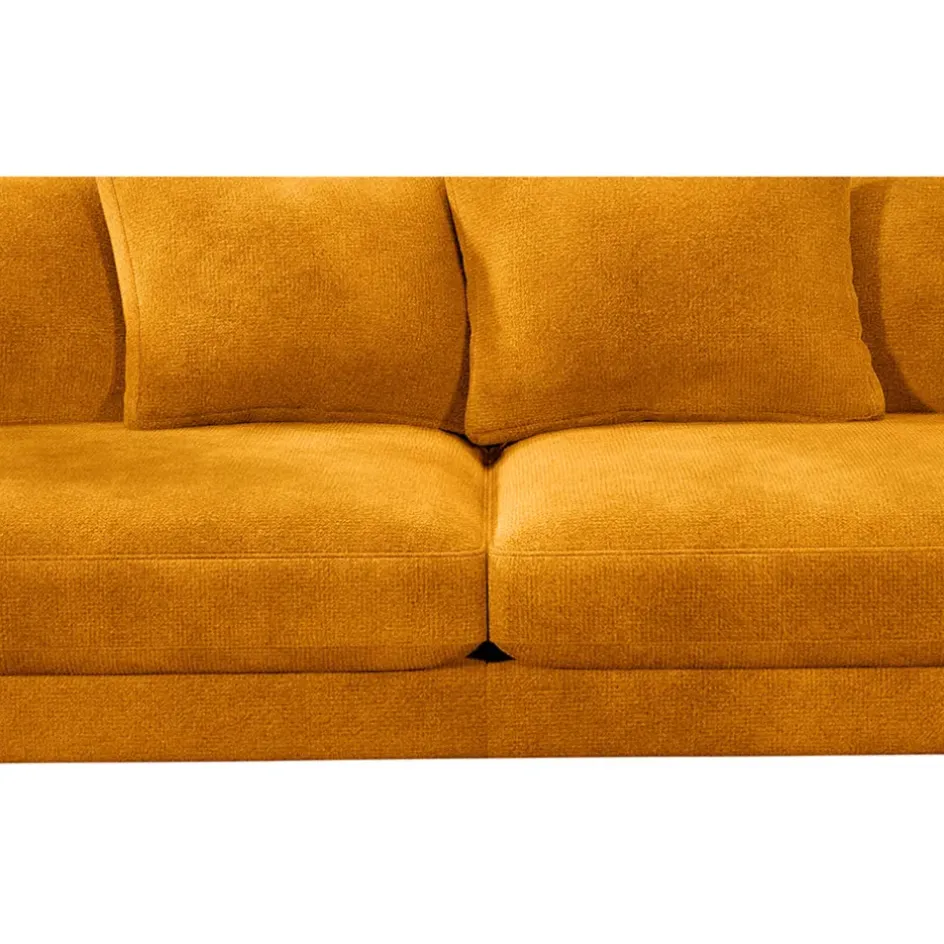 Fabrique de Styles Canapés Fixes*Canapé fixe 4 places Marius - Effet Velours - Seven Turtle