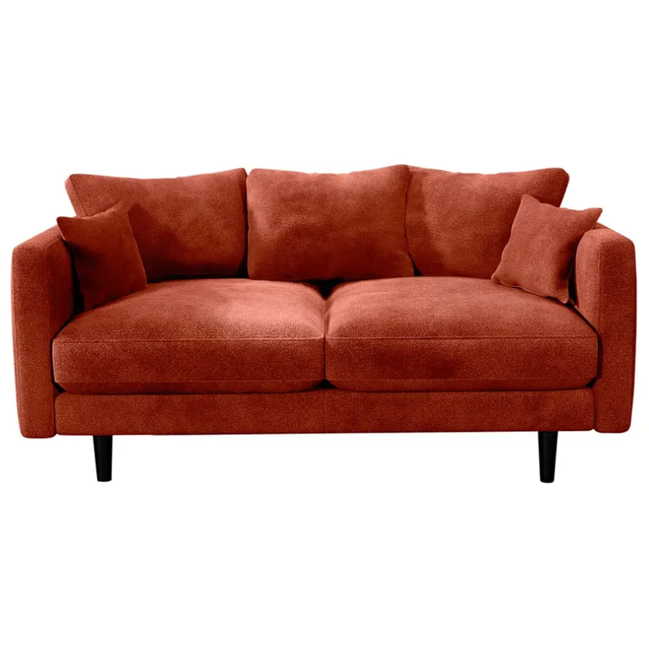 Fabrique de Styles Canapés Fixes*Canapé fixe 4 places Marius - Effet Velours - Seven Turtle