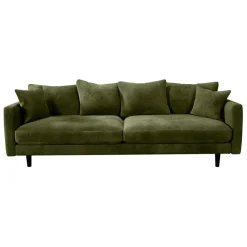 Fabrique de Styles Canapés Fixes*Canapé fixe 4 places Marius - Effet Velours - Seven Turtle