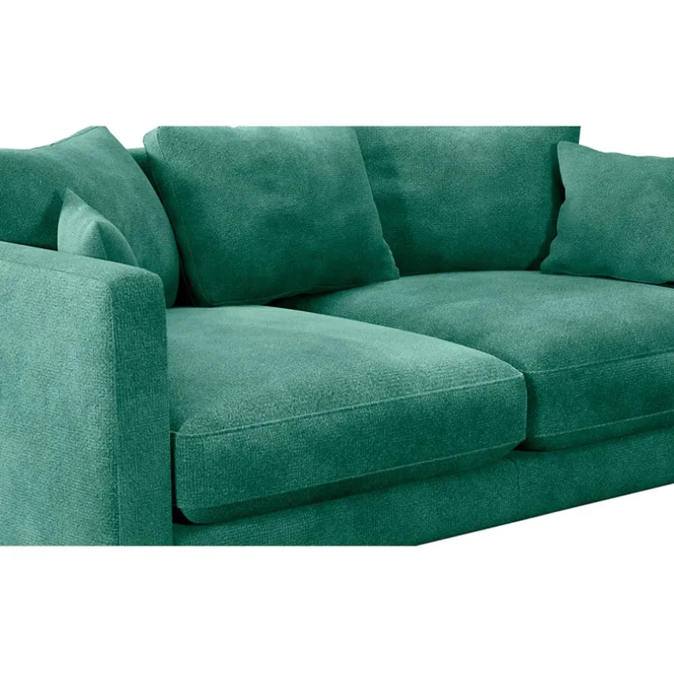 Fabrique de Styles Canapés Fixes*Canapé fixe 4 places Marius - Effet Velours - Seven Turtle