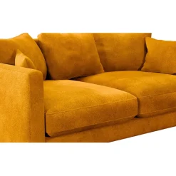 Fabrique de Styles Canapés Fixes*Canapé fixe 4 places Marius - Effet Velours - Seven Turtle