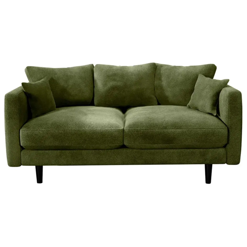 Fabrique de Styles Canapés Fixes*Canapé fixe 4 places Marius - Effet Velours - Seven Turtle