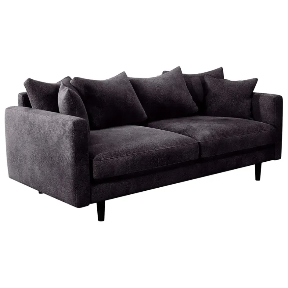 Fabrique de Styles Canapés Fixes*Canapé fixe 4 places Marius - Effet Velours - Seven Turtle