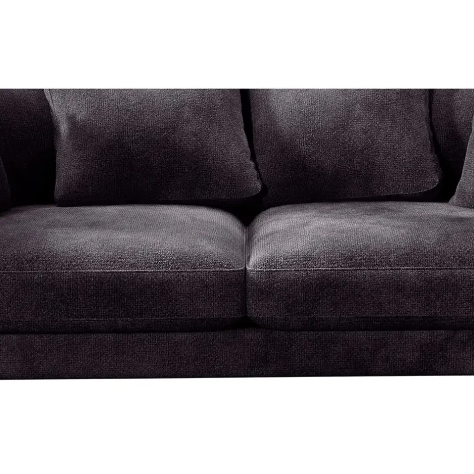 Fabrique de Styles Canapés Fixes*Canapé fixe 4 places Marius - Effet Velours - Seven Turtle