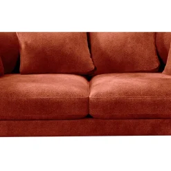 Fabrique de Styles Canapés Fixes*Canapé fixe 4 places Marius - Effet Velours - Seven Turtle