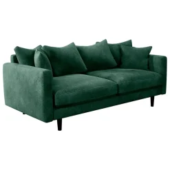Fabrique de Styles Canapés Fixes*Canapé fixe 4 places Marius - Effet Velours - Seven Turtle
