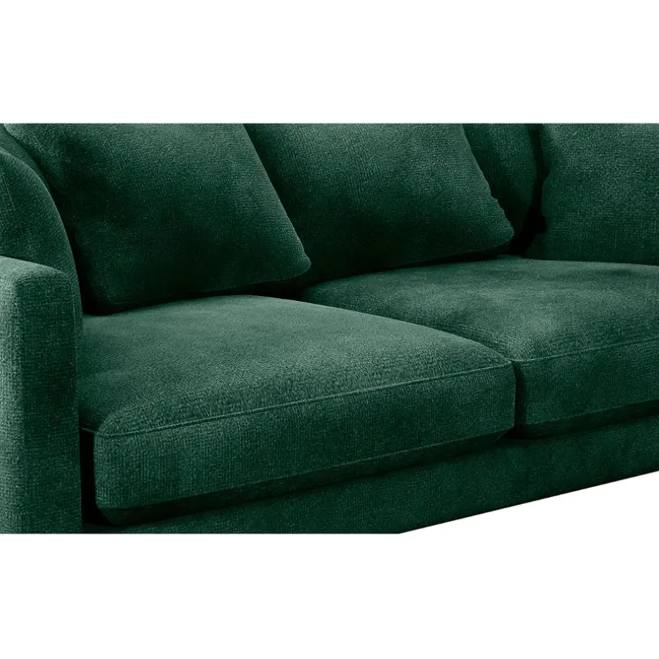 Fabrique de Styles Canapés Fixes*Canapé fixe 4 places Marius - Effet Velours - Seven Turtle