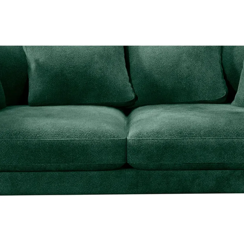 Fabrique de Styles Canapés Fixes*Canapé fixe 4 places Marius - Effet Velours - Seven Turtle