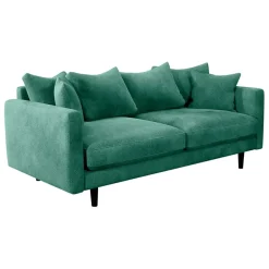 Fabrique de Styles Canapés Fixes*Canapé fixe 4 places Marius - Effet Velours - Seven Turtle