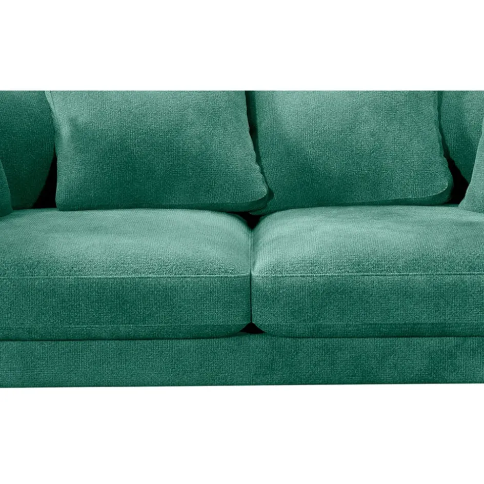 Fabrique de Styles Canapés Fixes*Canapé fixe 4 places Marius - Effet Velours - Seven Turtle