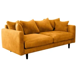 Fabrique de Styles Canapés Fixes*Canapé fixe 4 places Marius - Effet Velours - Seven Turtle