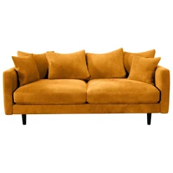 Fabrique de Styles Canapés Fixes*Canapé fixe 4 places Marius - Effet Velours - Seven Turtle