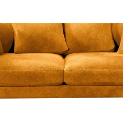 Fabrique de Styles Canapés Fixes*Canapé fixe 4 places Marius - Effet Velours - Seven Turtle