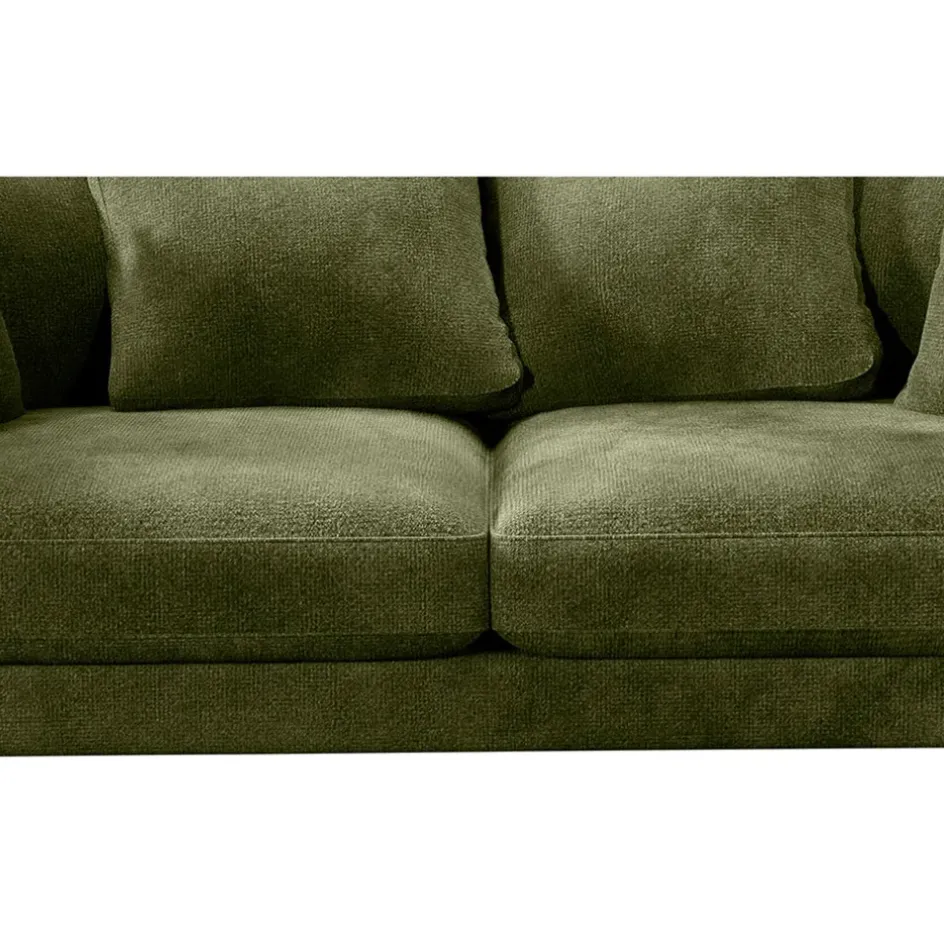 Fabrique de Styles Canapés Fixes*Canapé fixe 4 places Marius - Effet Velours - Seven Turtle